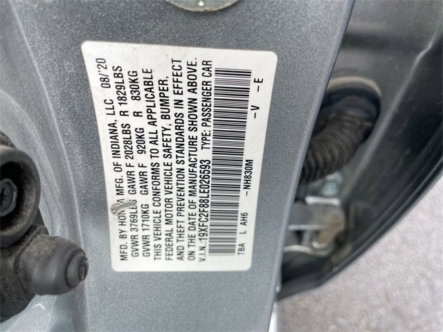 2020 Honda Civic Sedan Sport