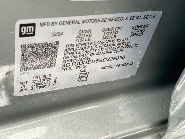 2025 GMC Sierra 1500 SLT