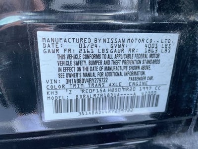 2024 Nissan Sentra SR