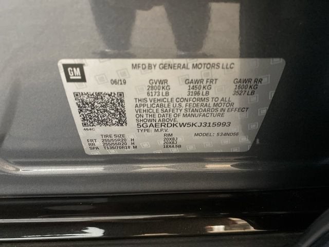 2019 Buick Enclave Avenir