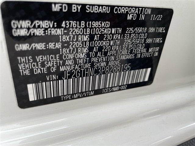 2023 Subaru Crosstrek Limited