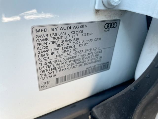 2017 Audi Q7 3.0T Premium