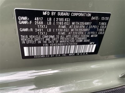 2026 Subaru CROSSTREK Base