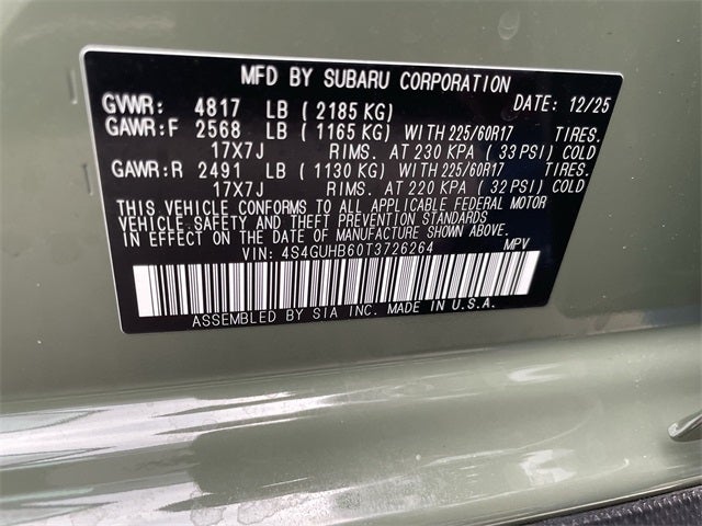 2026 Subaru CROSSTREK Base