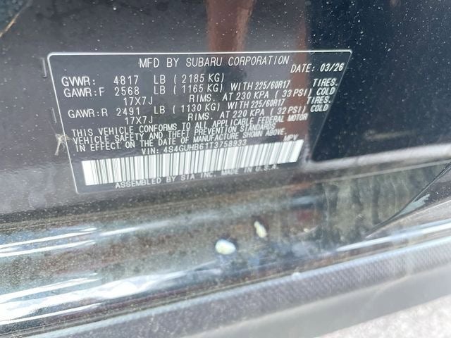 2026 Subaru CROSSTREK Base