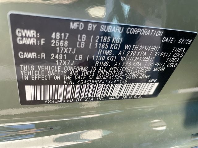 2026 Subaru CROSSTREK Base