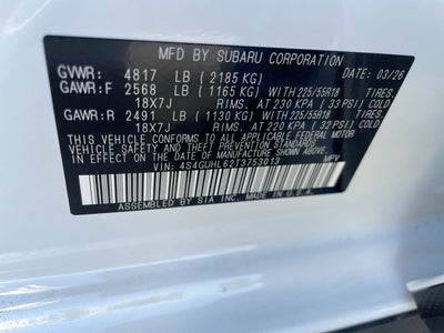 2026 Subaru CROSSTREK Limited