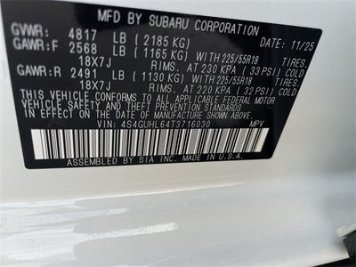 2026 Subaru CROSSTREK Limited