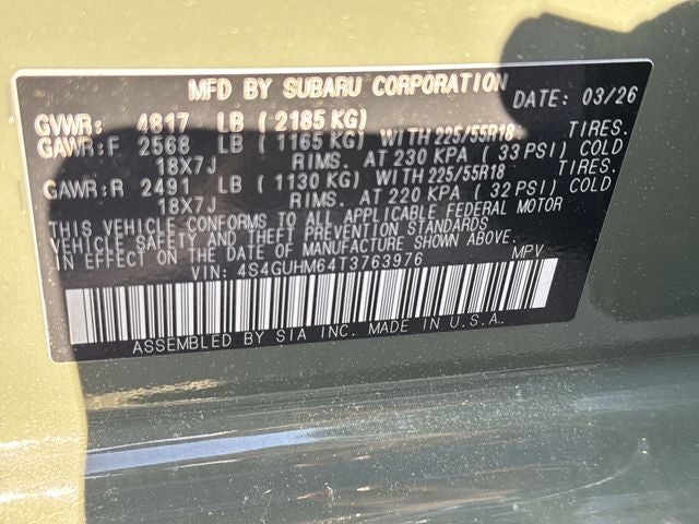2026 Subaru CROSSTREK Limited