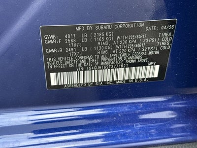 2026 Subaru CROSSTREK Wilderness