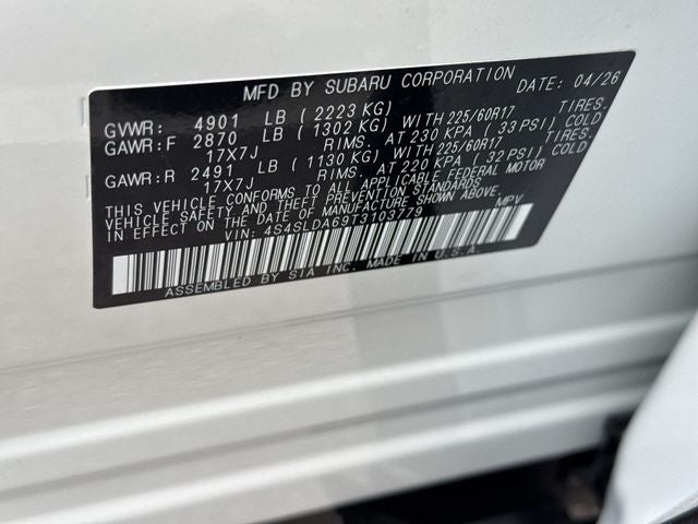 2026 Subaru FORESTER Standard Model