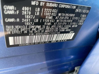 2026 Subaru FORESTER Limited