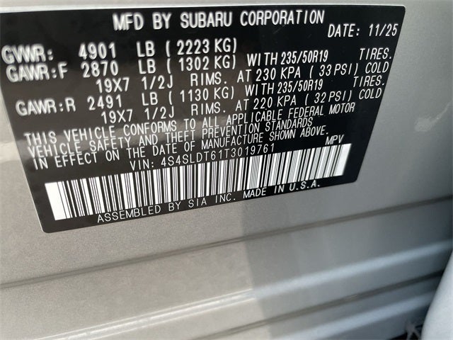 2026 Subaru FORESTER Touring