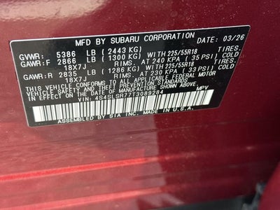2026 Subaru FORESTER Limited Hybrid