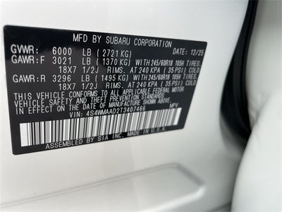 2026 Subaru ASCENT Premium 8-Passenger