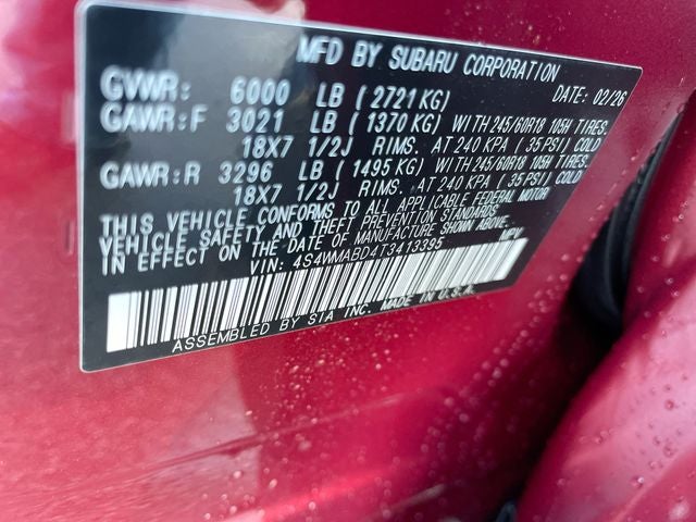 2026 Subaru ASCENT Premium 7-Passenger