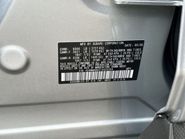 2026 Subaru ASCENT Premium 7-Passenger
