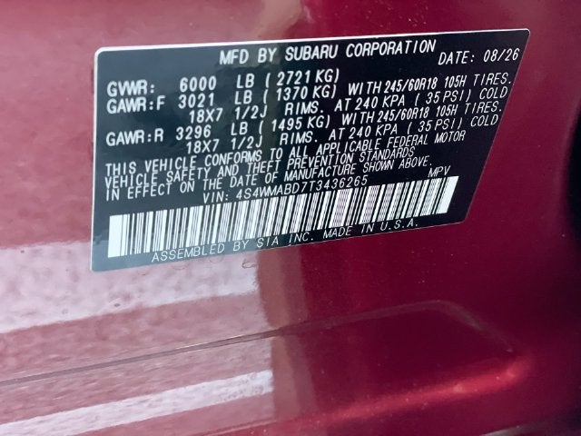 2026 Subaru ASCENT Premium 7-Passenger