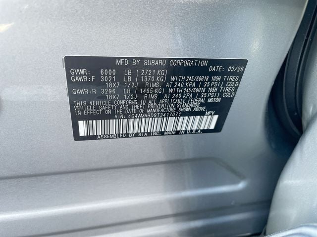 2026 Subaru ASCENT Premium 7-Passenger