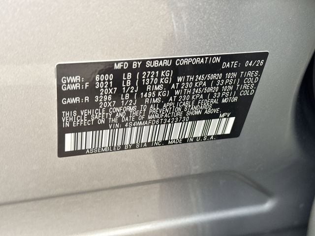 2026 Subaru ASCENT Limited 8-Passenger