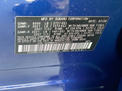 2026 Subaru ASCENT Limited 7-Passenger