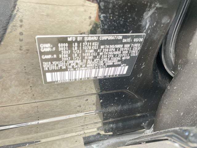 2026 Subaru ASCENT Limited 7-Passenger