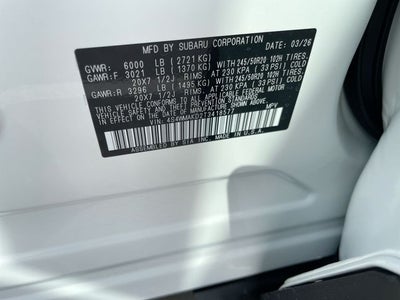 2026 Subaru ASCENT Touring 7-Passenger