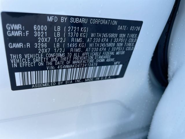 2026 Subaru ASCENT Touring 7-Passenger