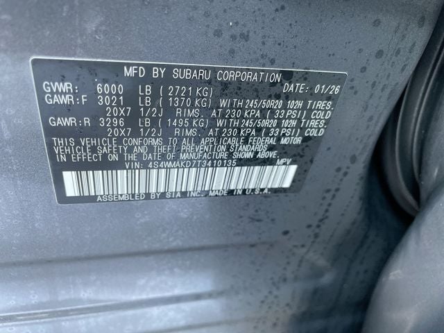 2026 Subaru ASCENT Touring 7-Passenger