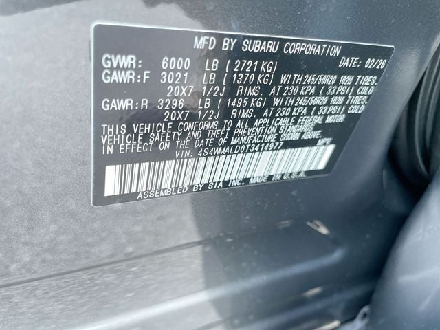 2026 Subaru ASCENT Onyx Edition Touring 7-Passenger