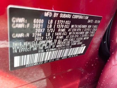 2026 Subaru ASCENT Onyx Edition Touring 7-Passenger