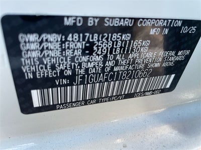 2026 Subaru IMPREZA Sport