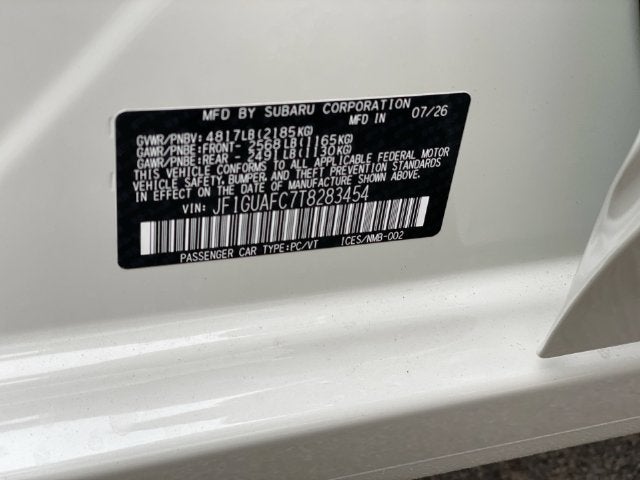 2026 Subaru IMPREZA Sport
