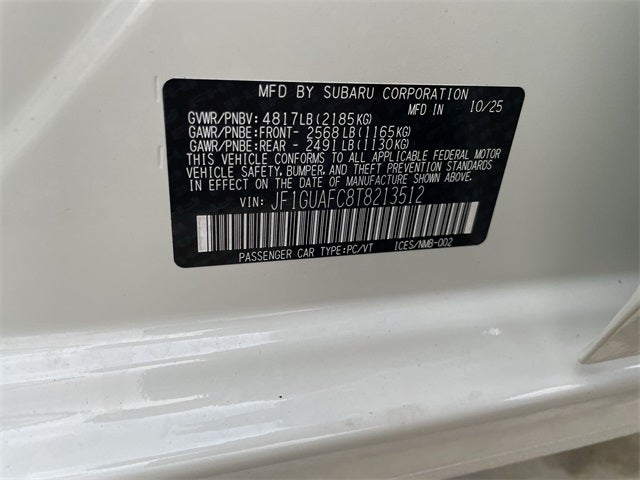 2026 Subaru IMPREZA Sport