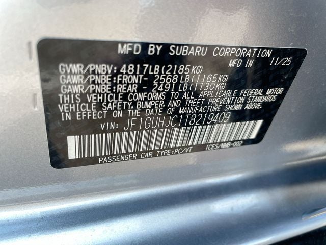 2026 Subaru IMPREZA RS