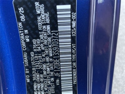 2025 Subaru BRZ Limited