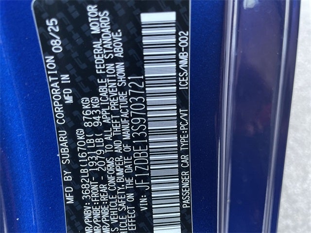 2025 Subaru BRZ Limited