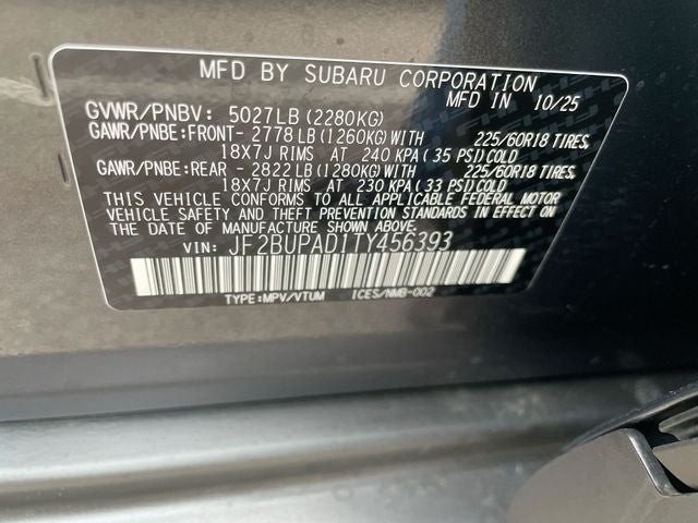 2026 Subaru OUTBACK Premium