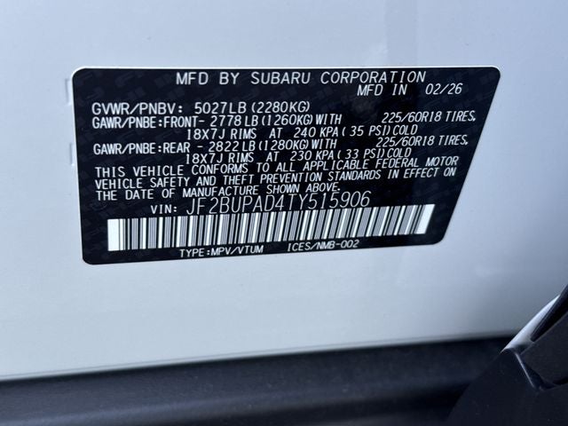 2026 Subaru OUTBACK Premium