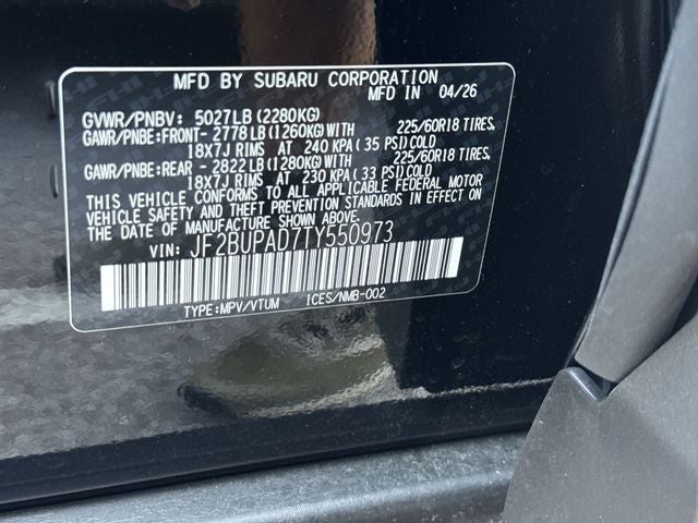 2026 Subaru OUTBACK Premium