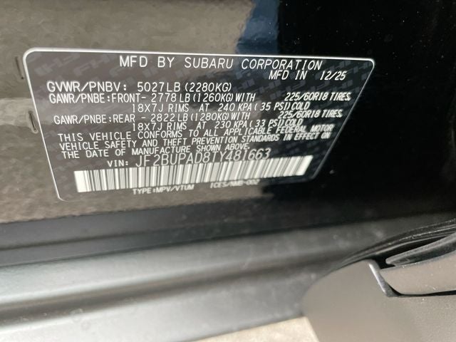 2026 Subaru OUTBACK Premium