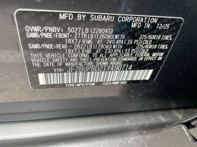 2026 Subaru OUTBACK Premium