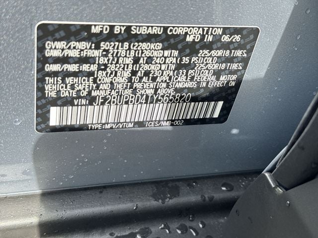 2026 Subaru OUTBACK Premium