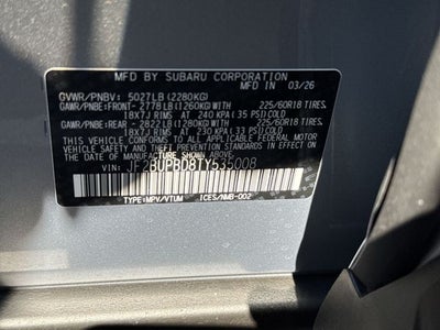 2026 Subaru OUTBACK Premium