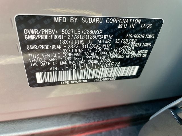 2026 Subaru OUTBACK Limited