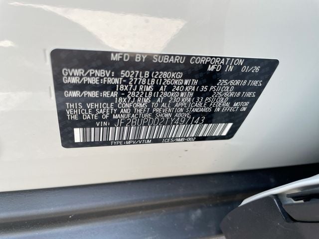 2026 Subaru OUTBACK Limited