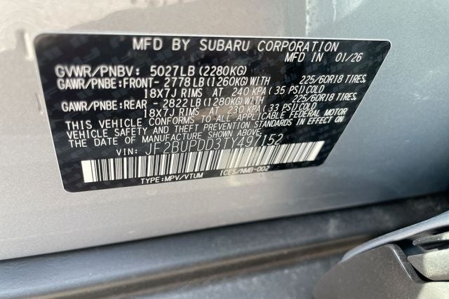 2026 Subaru OUTBACK Limited