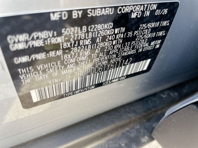 2026 Subaru OUTBACK Limited