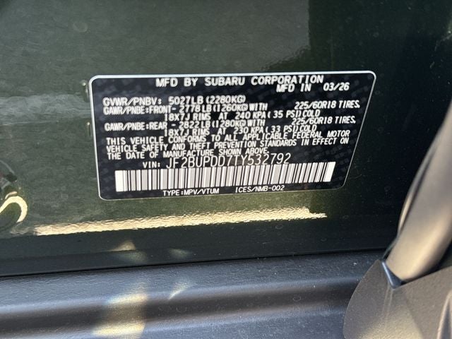 2026 Subaru OUTBACK Limited