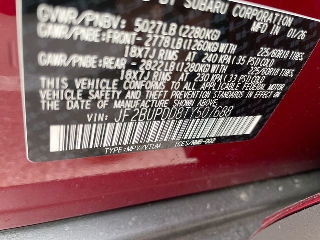 2026 Subaru OUTBACK Limited